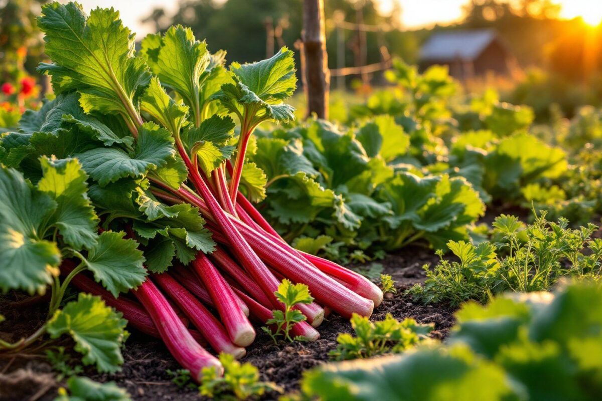 Comment savoir si la rhubarbe est mûre ? Quand récolter ?